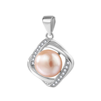 KAVİO Inlaid Pearl Necklace Pendant S925 Silver Set Women's Earrings Ring Silver Accessories