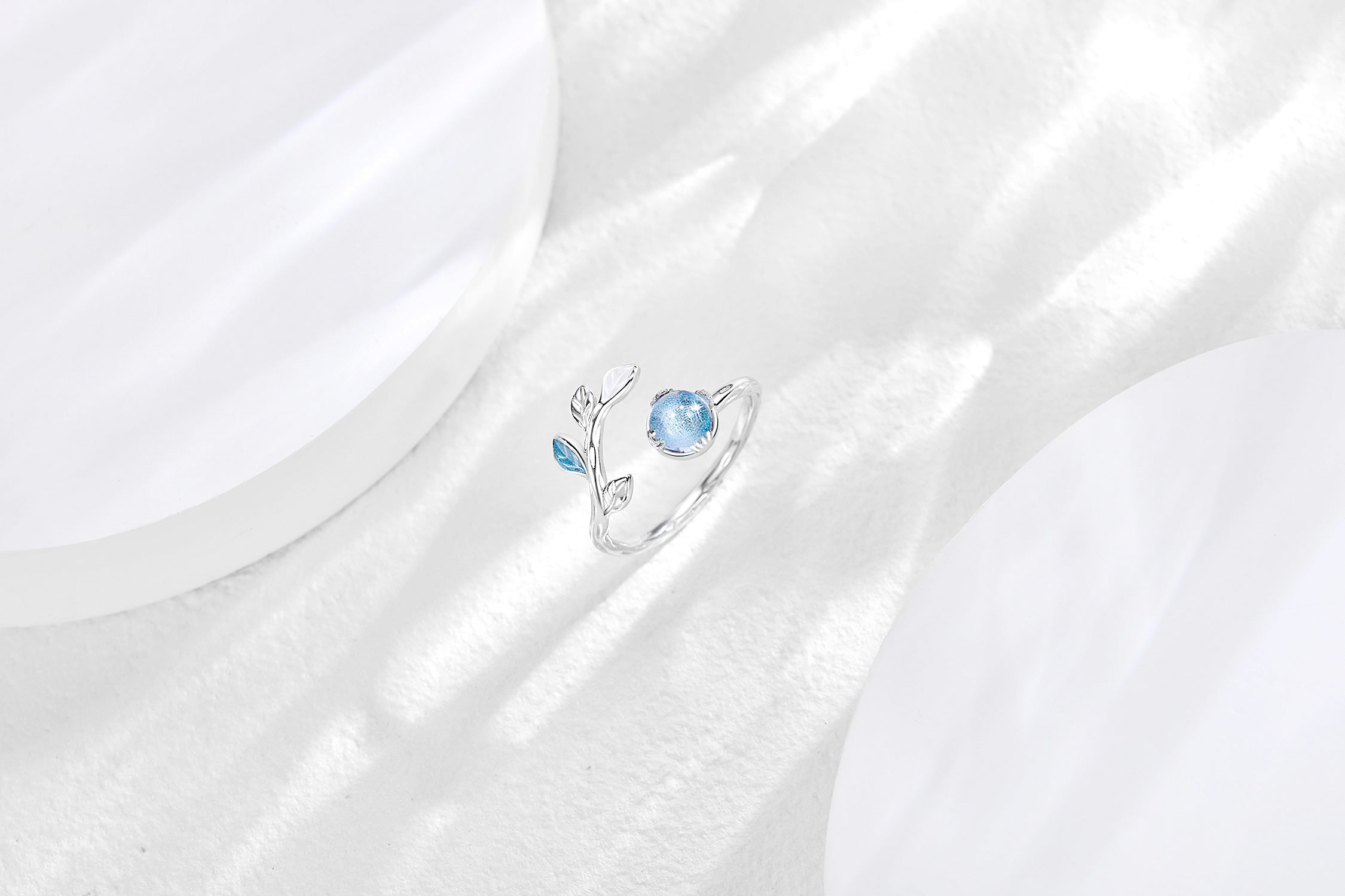 KAVİO Leaf Necklace Women's Sterling Silver Light Luxury Niche Design