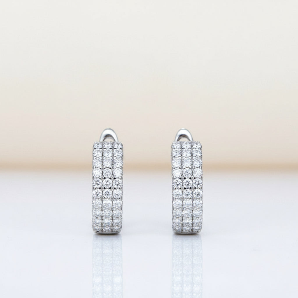 KAVİO 925 silver zircon earrings