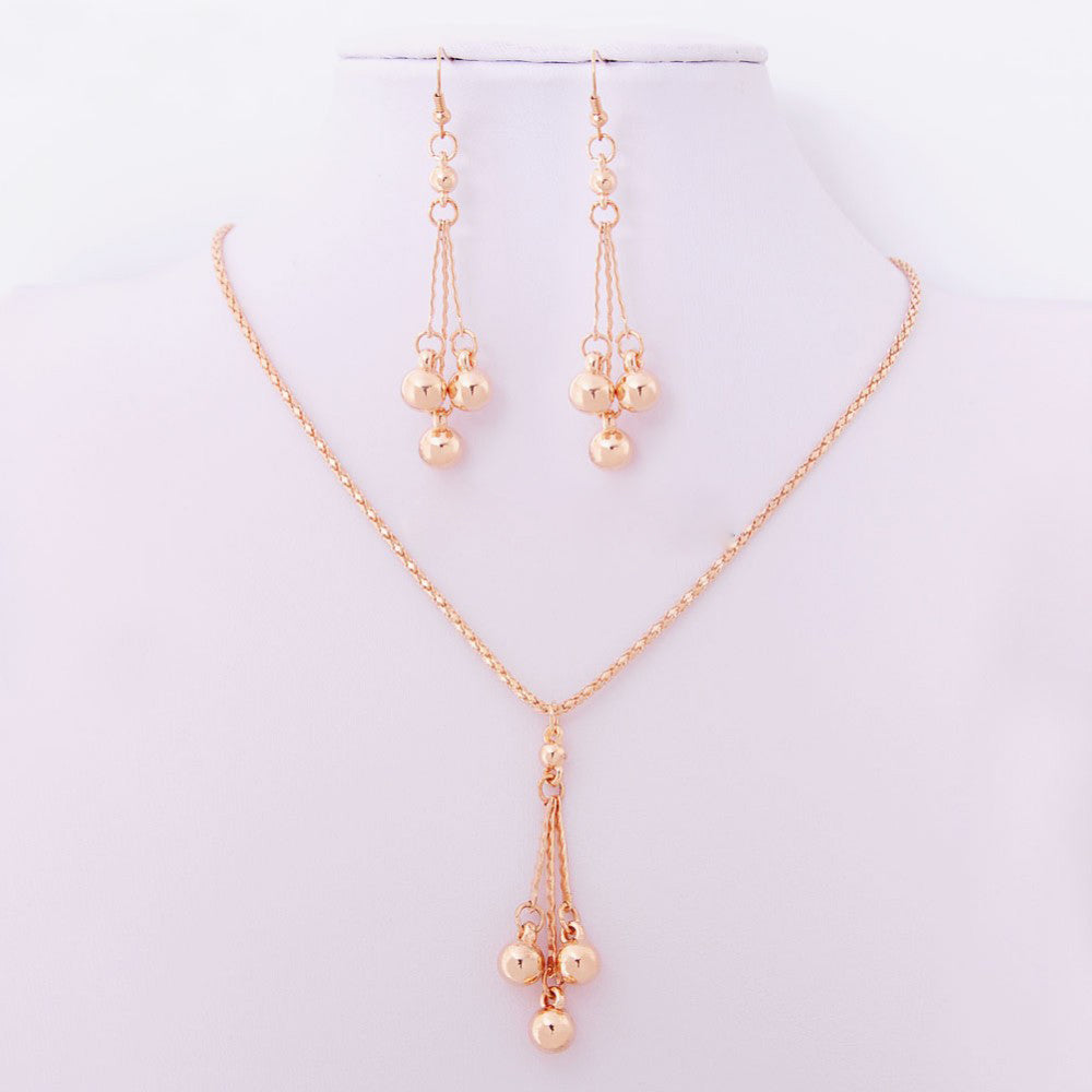 Kavio Earrings necklace jewelry set