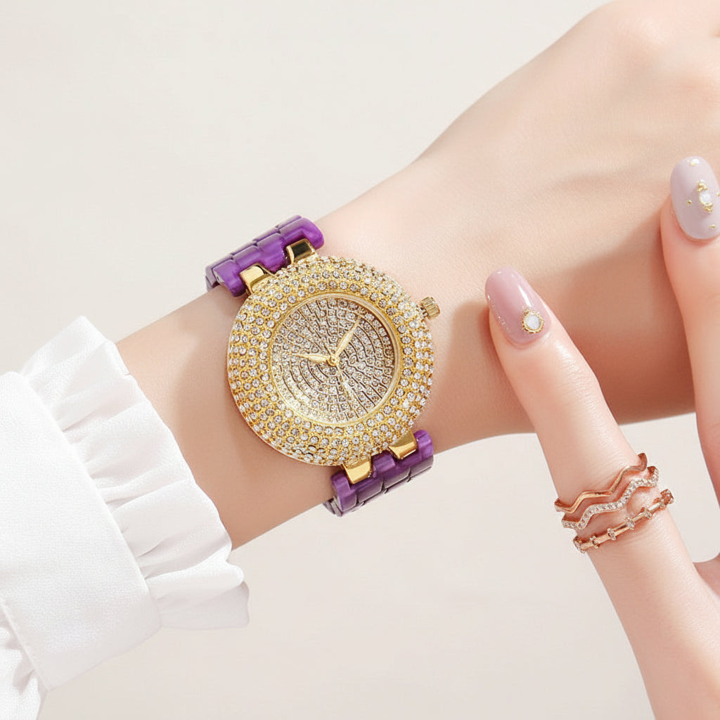 KAVİO Watch Gypsophila Stars And Diamonds British Watch Luxury Watch