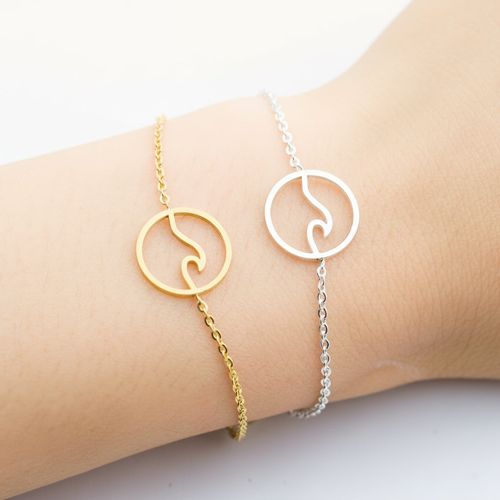 KAVİO Wave silver bracelet