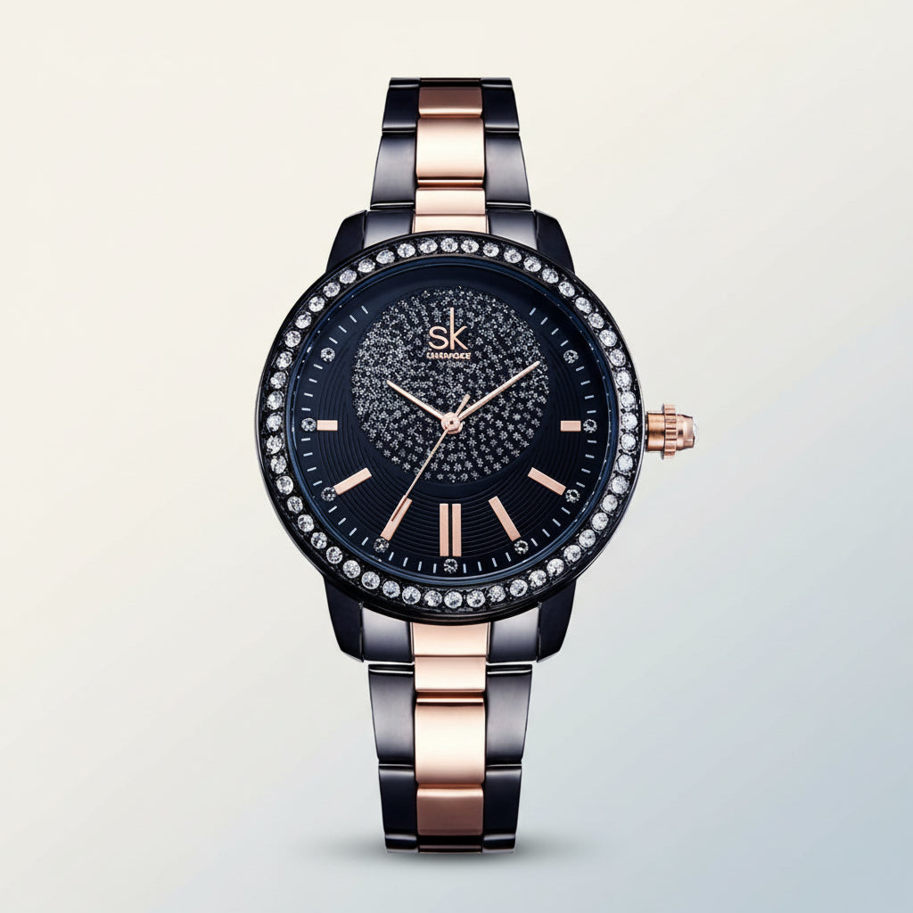 KAVİO Shengke Bracelet Women Watch New Quartz Top Brand Luxury Fashion Crystal Wristwatches Ladies Gift Relogio Feminino