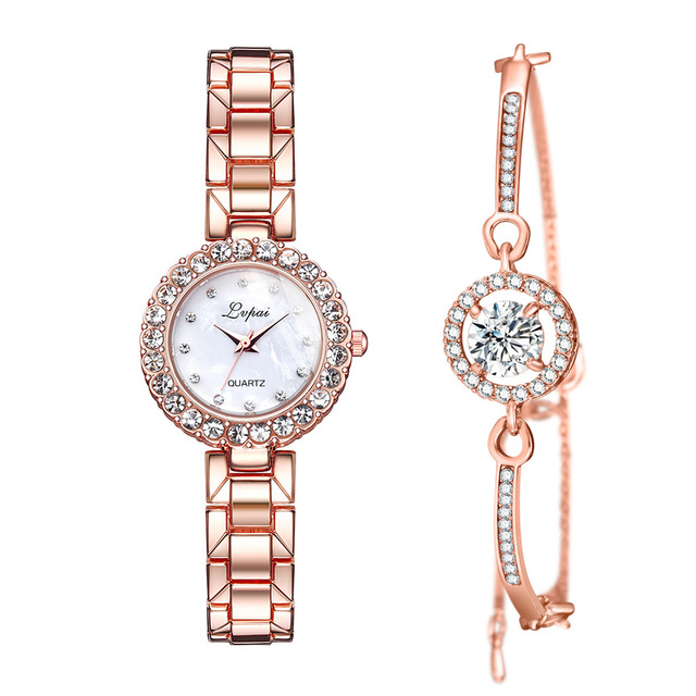 KAVİO Watches-Set Bangle Clock Bracelet Wrist-Watch Quartz Women Fashion Ladies Brand Luxury