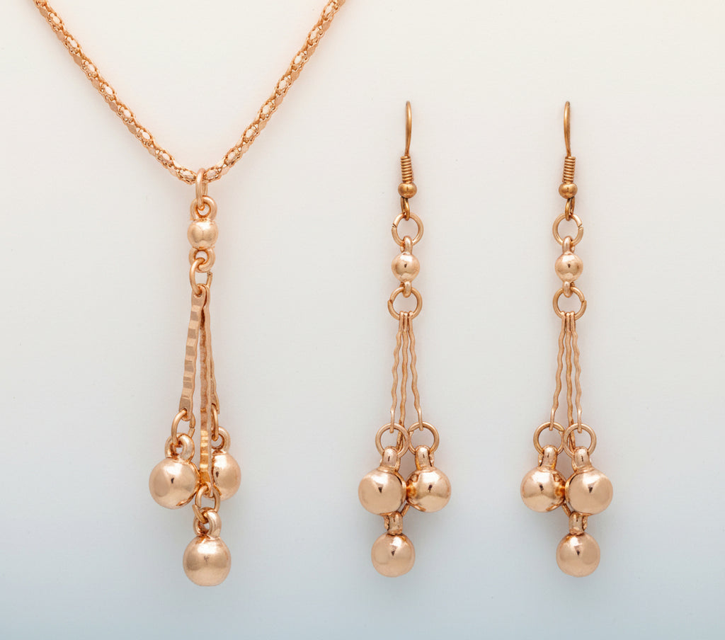 Kavio Earrings necklace jewelry set