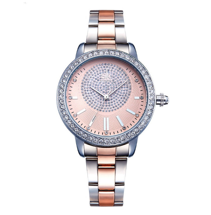 KAVİO Shengke Bracelet Women Watch New Quartz Top Brand Luxury Fashion Crystal Wristwatches Ladies Gift Relogio Feminino