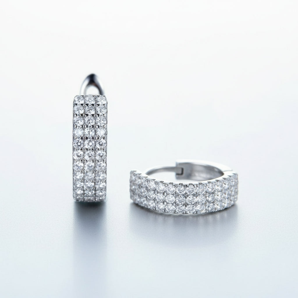 KAVİO 925 silver zircon earrings