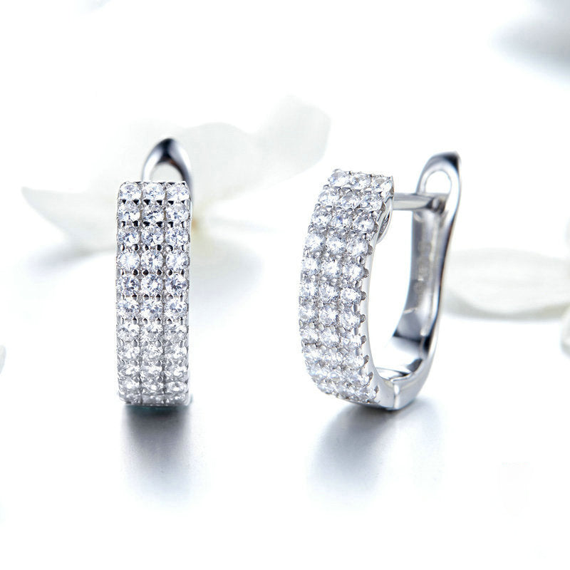 KAVİO 925 silver zircon earrings