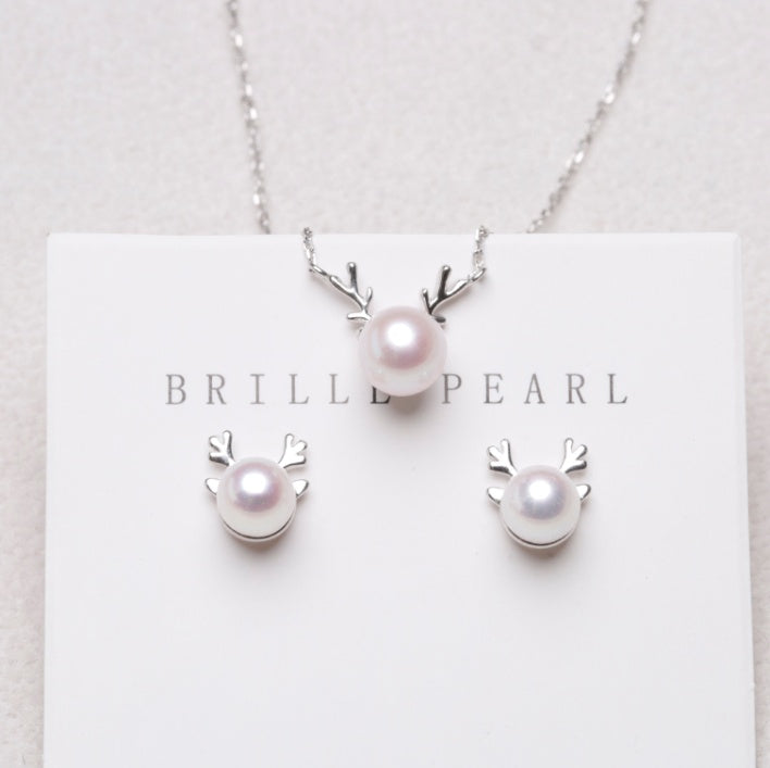 KAVİO Pearl minimalist clavicle necklace s925 tremella