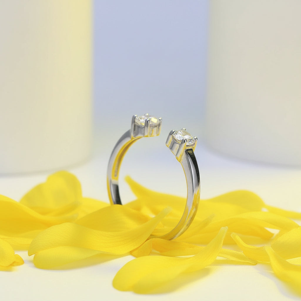 KAİVO Sterling Silver Temperament Ring