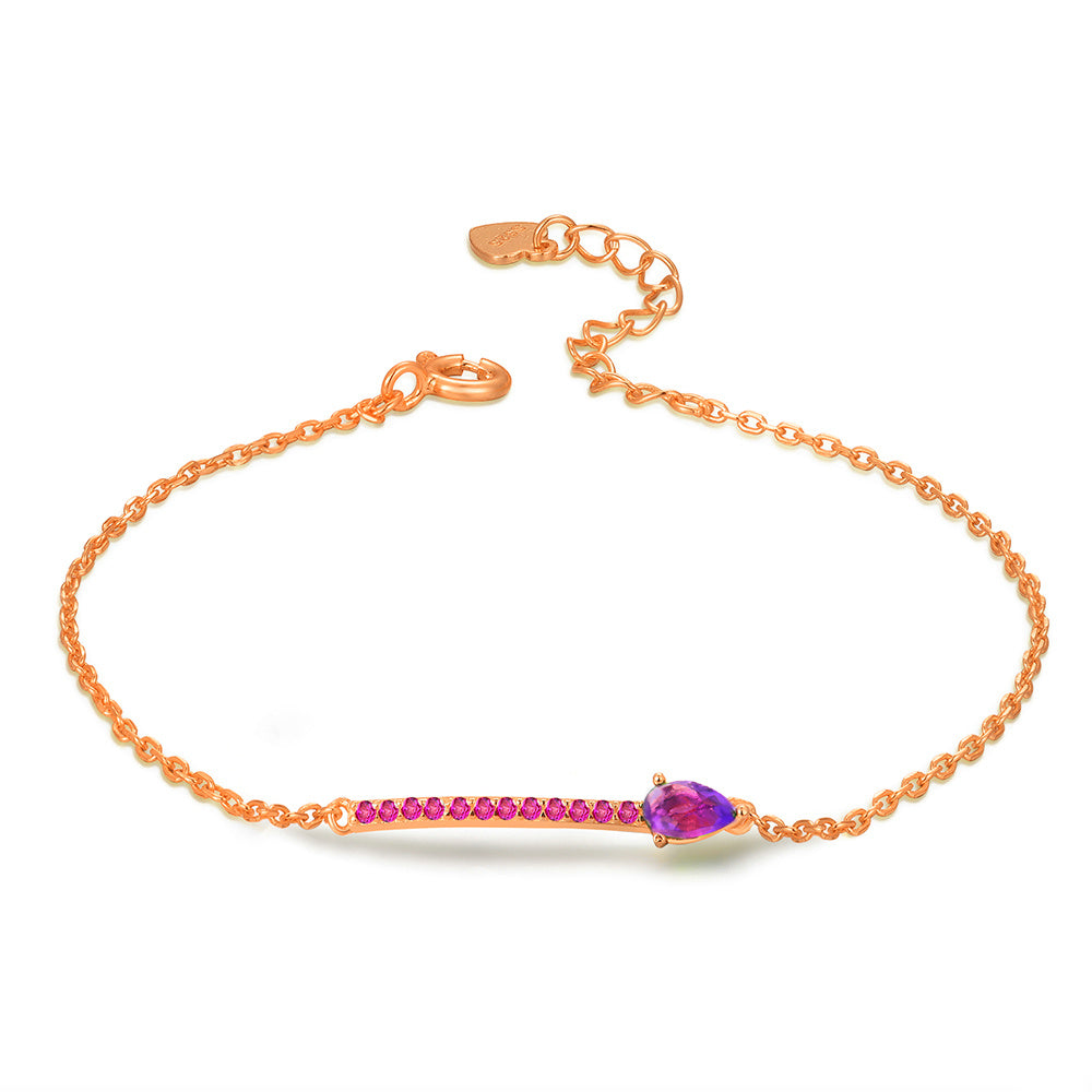 KAVİO 925 Sterling Silver Color Treasure Jewelry