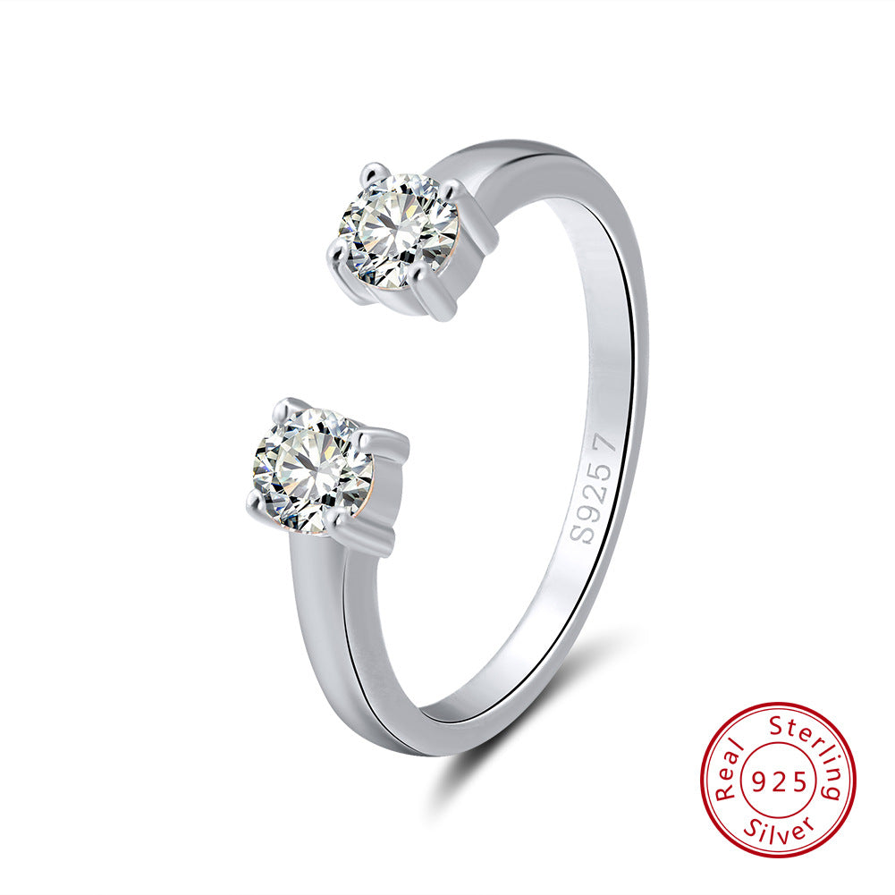 KAİVO Sterling Silver Temperament Ring