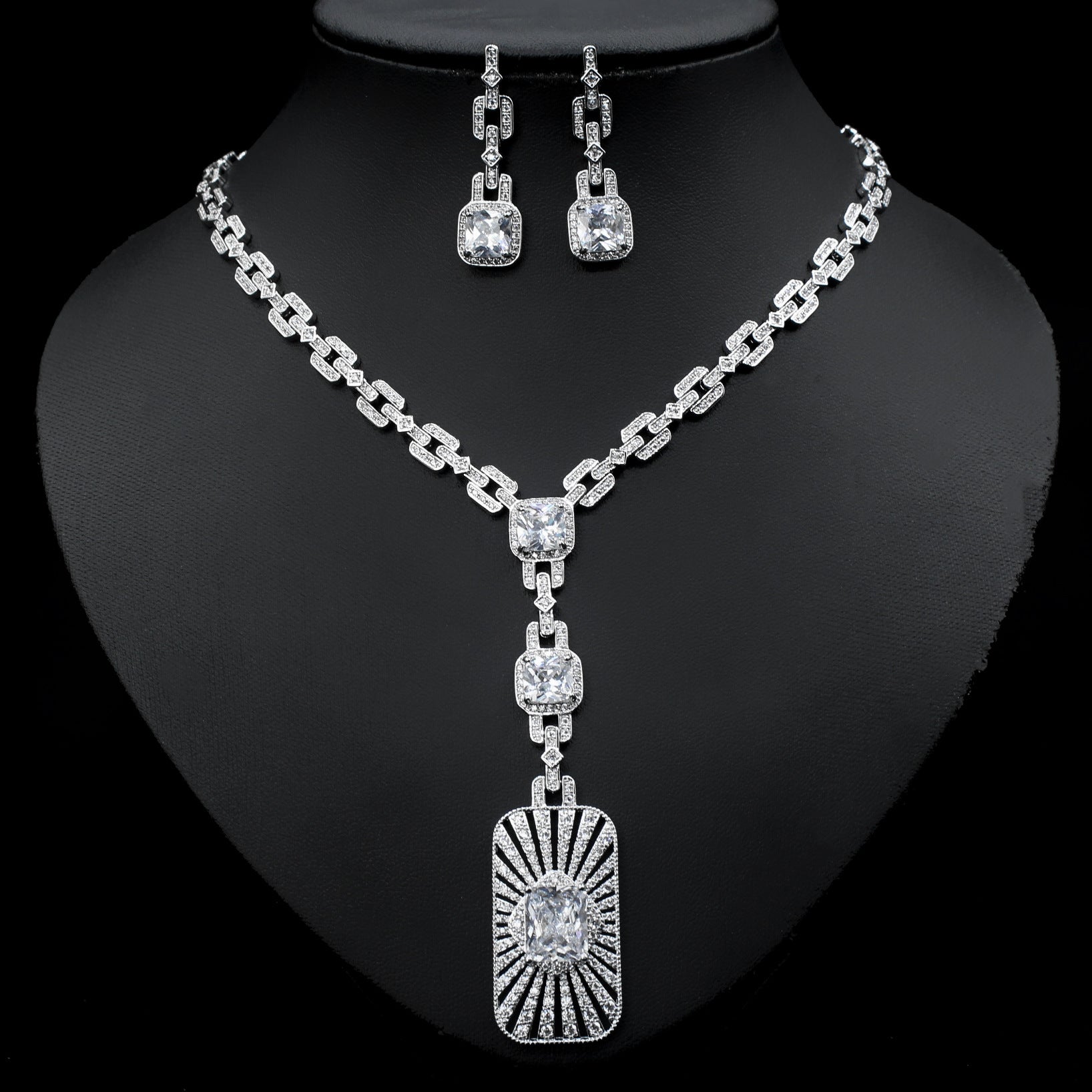KAVİO Ladies Fashion Personality Bridal Jewelry Set