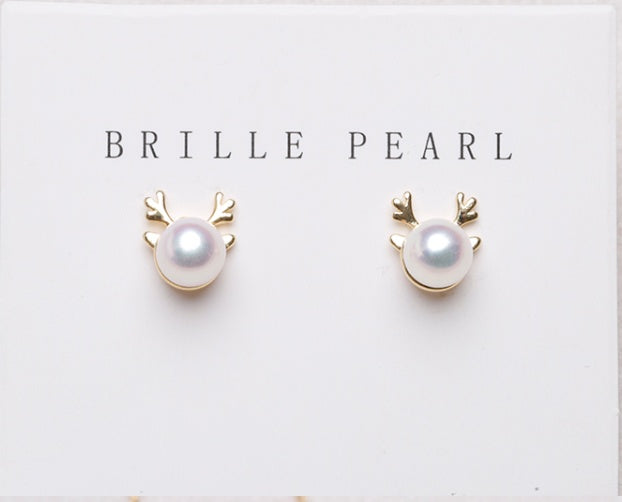 KAVİO Pearl minimalist clavicle necklace s925 tremella