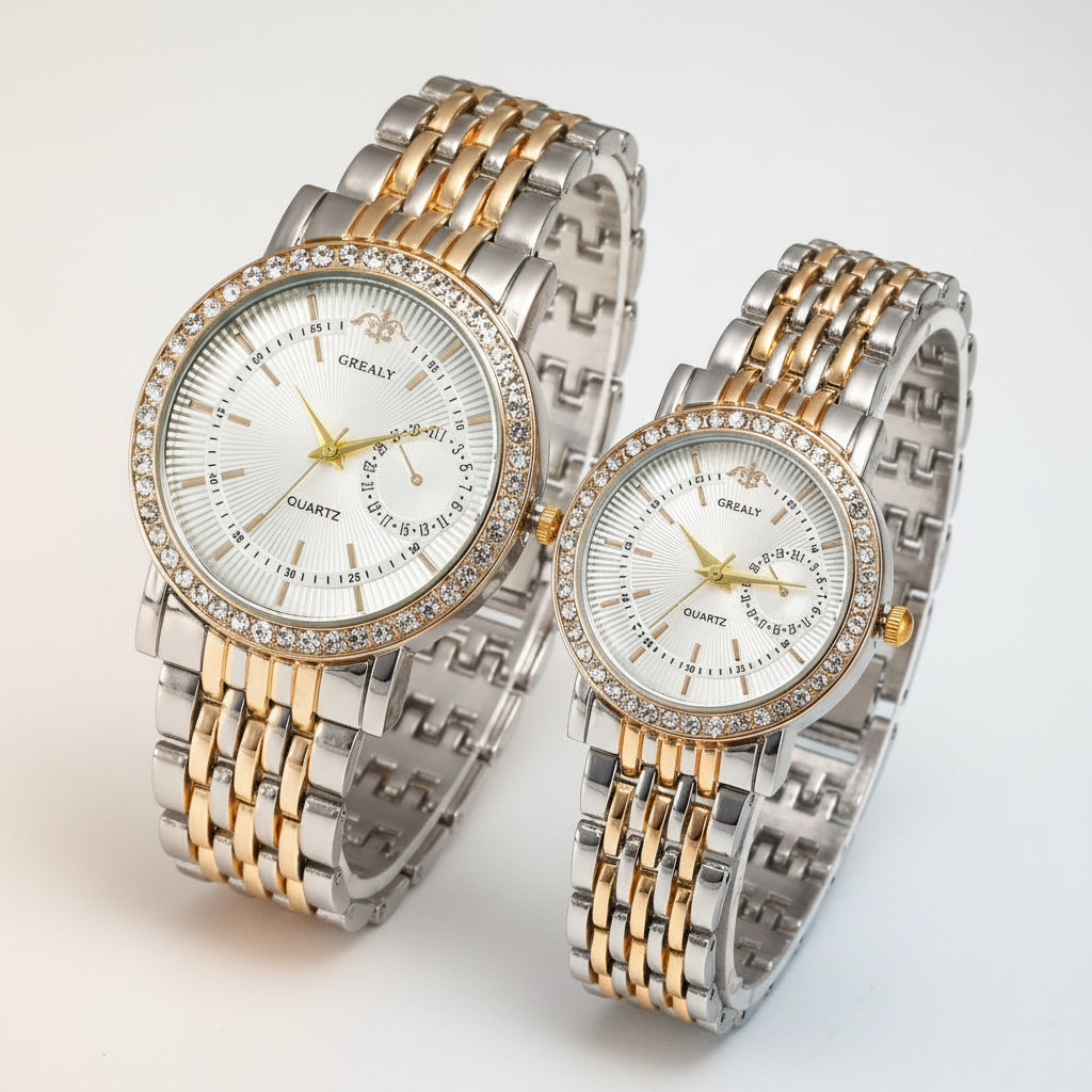 KAVİO Fashion Classic Business Watch Luxury Diamond Lovers