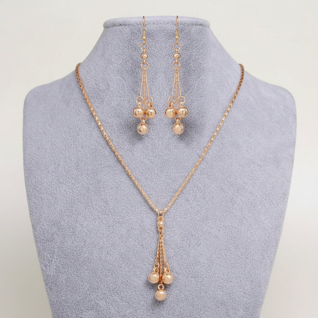 Kavio Earrings necklace jewelry set