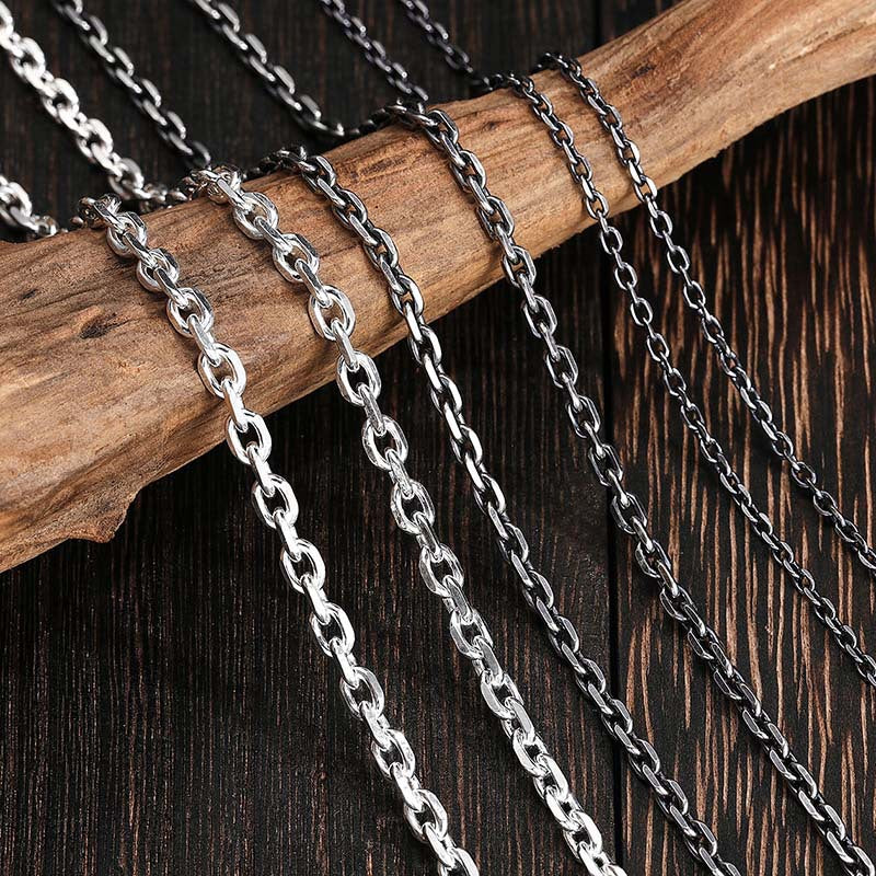 KAVİO Sterling Silver Men's And Women's Necklaces