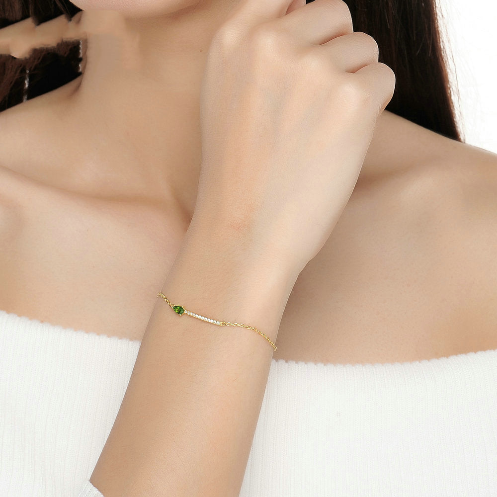 KAVİO 925 Sterling Silver Color Treasure Jewelry