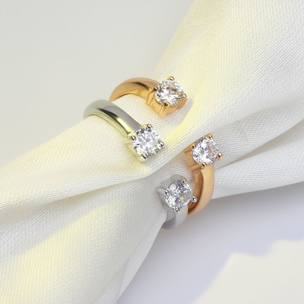 KAİVO Sterling Silver Temperament Ring