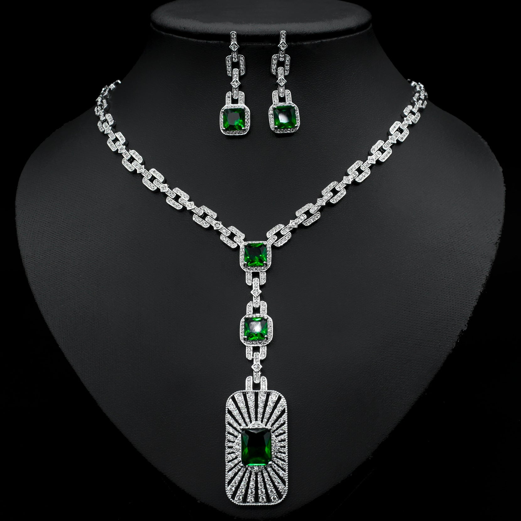 KAVİO Ladies Fashion Personality Bridal Jewelry Set