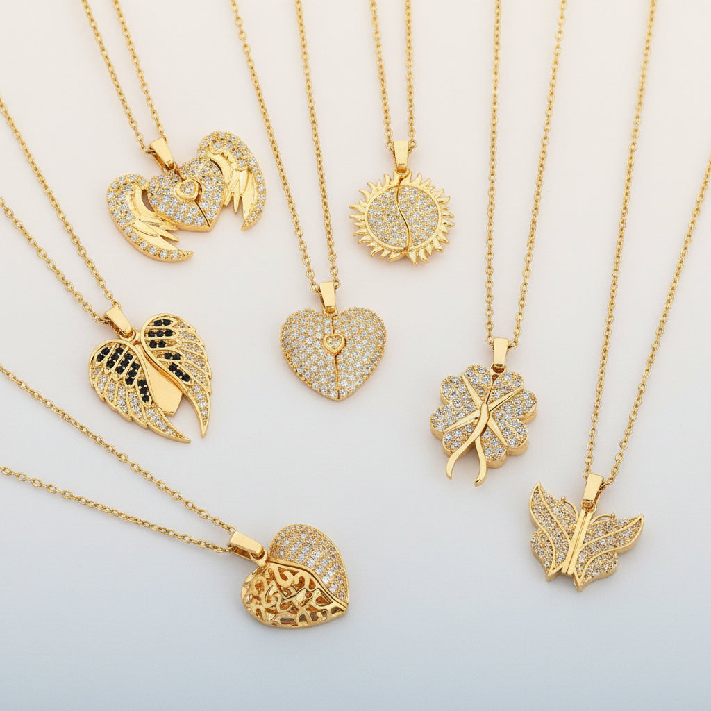 KAVİO Personalized Name Heart Locket Necklace Zirconia Paved Custom Engraved Pendant Christmas Gifts For Mother Grandma